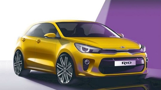 Kia mostra teaser de nova geração de Rio