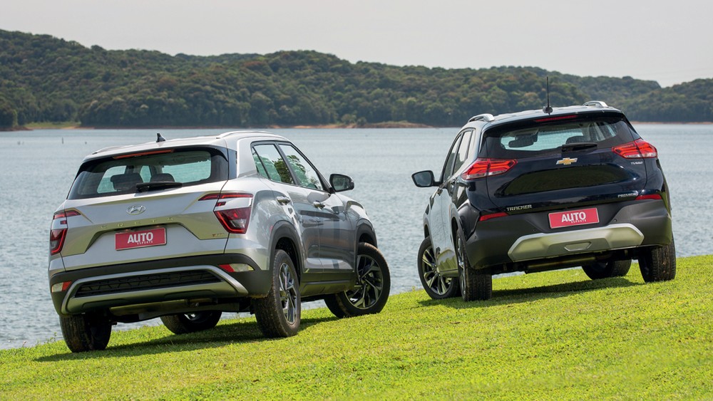 Comparativo novo Hyundai Creta e Chevrolet Tracker fazem o duelo dos