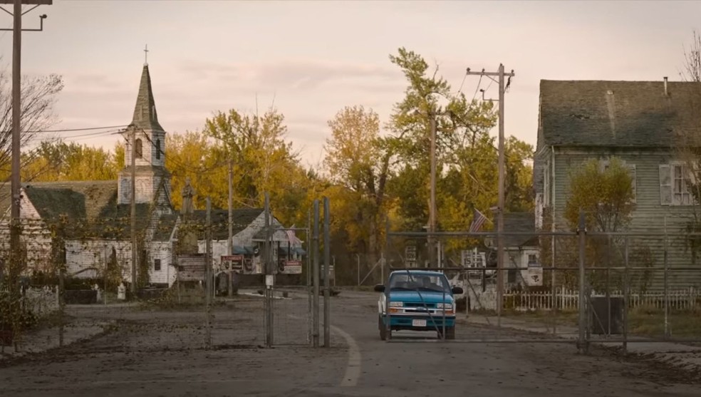 Chevrolet S10 no mundo pós-apocalíptico de The Last of Us — Foto: Reprodução/HBO