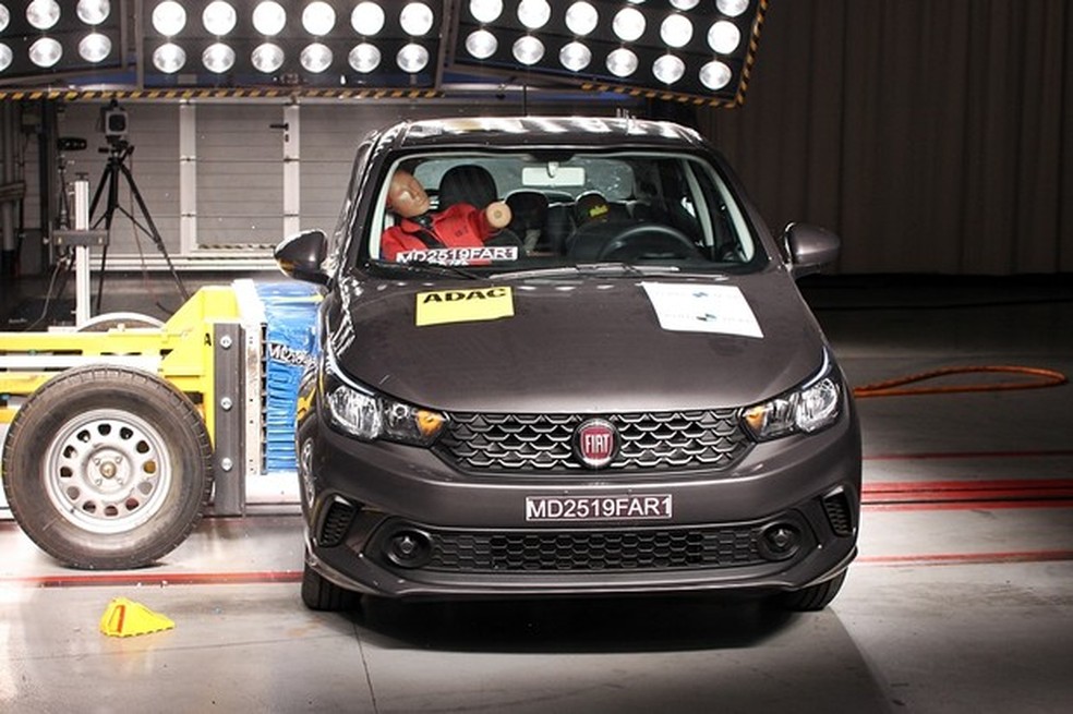 Fiat Argo foi testado no final de 2021 e zerou a prova — Foto: Auto Esporte