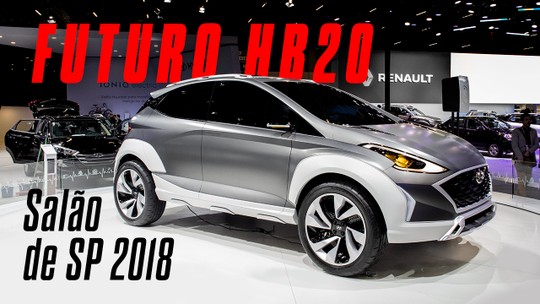 Hyundai mostra farol do novo HB20 inspirado no conceito Saga