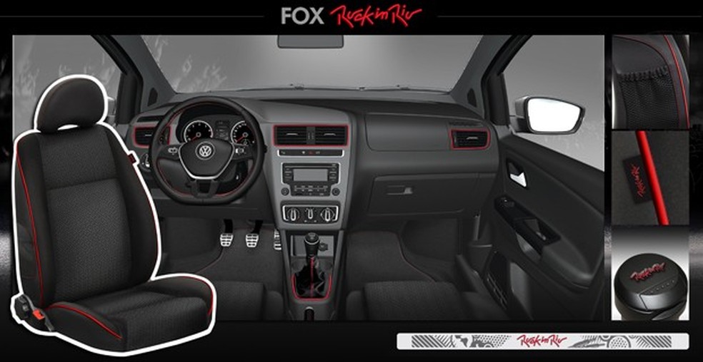 Volkswagen Fox Rock In Rio (Foto: Divulgação) — Foto: Auto Esporte