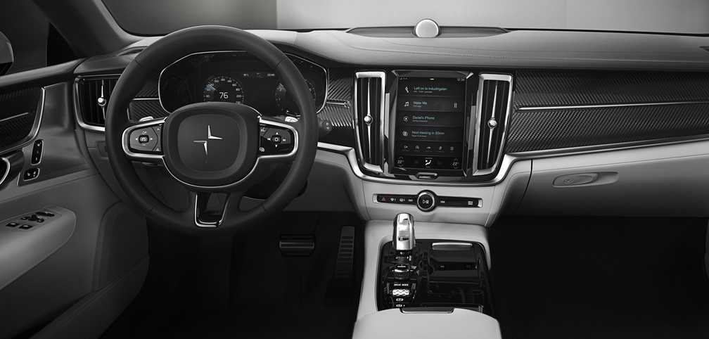 Interior do Polestar 1 — Foto: Divulgação