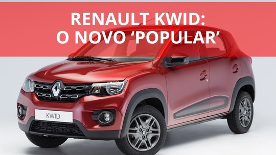 Renault Kwid tenta resgatar conceito de carro 'popular'; compare com rivais