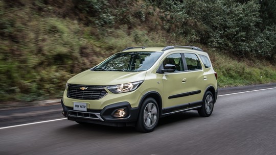 Chevrolet Spin ganha novo visual,  menos polêmico