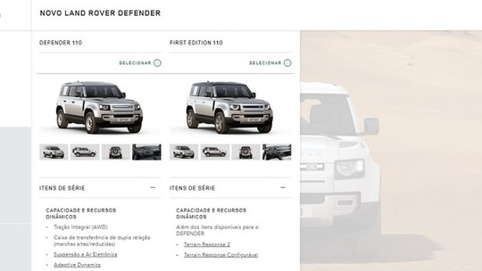 Novo Land Rover Defender aparece pela primeira vez no Brasil
