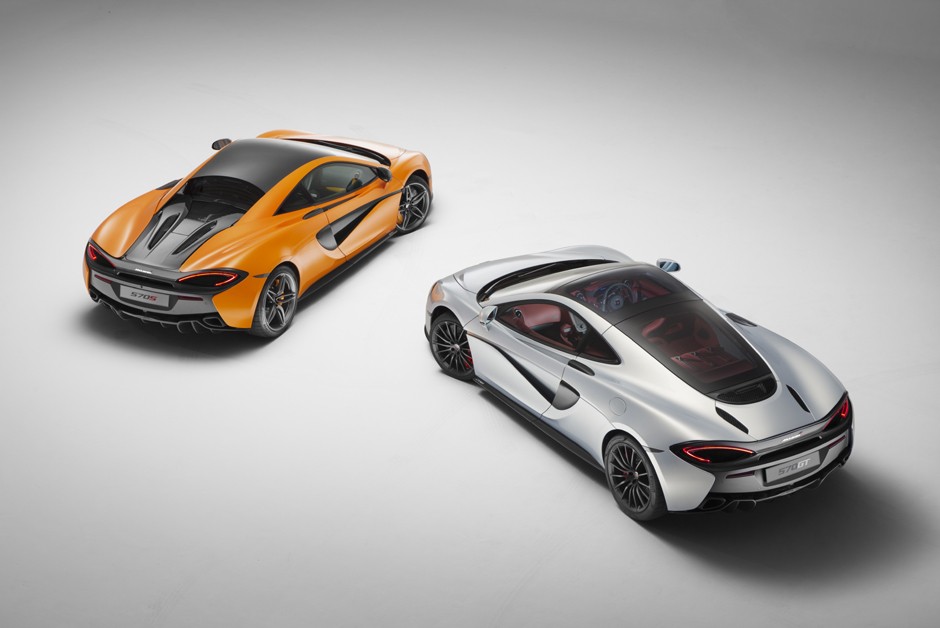 McLaren 570GT ao lado do 570S