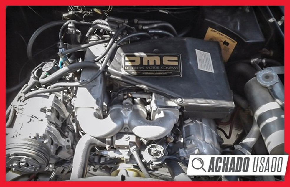 Motor V6 2.8 é o suficiente, sem garantir muita esportividade ao DeLorean (Foto: Reprodução) — Foto: Auto Esporte