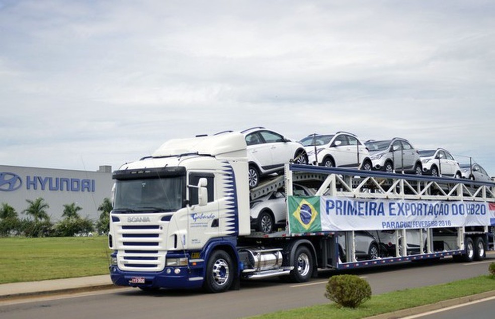 Hyundai inicia exportação do HB20X (Foto: Divulgação) — Foto: Auto Esporte