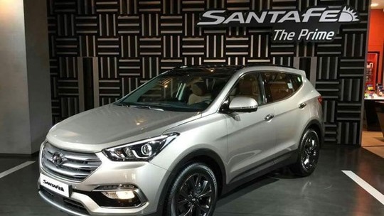 Hyundai revela facelift do Santa Fe 2016