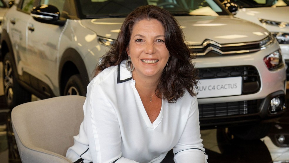 Vanessa Castanho é uma das mulheres que ocupam cargos de liderança na Stellantis, executiva é vice-presidente da Citroën no Brasil — Foto: Divulgação