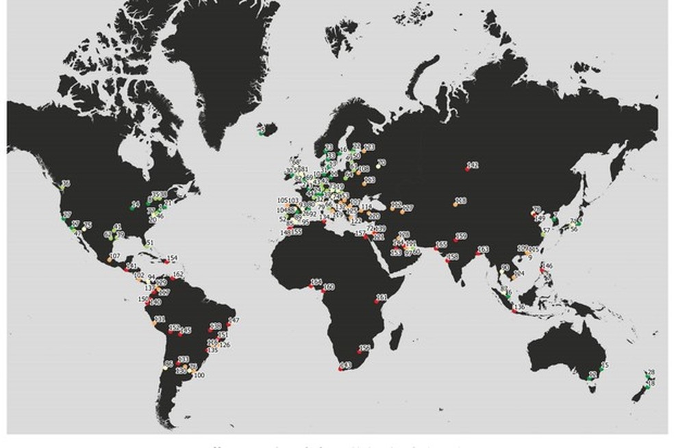  Ranking das cidades mais inteligentes do mundo — Foto: Divulgação