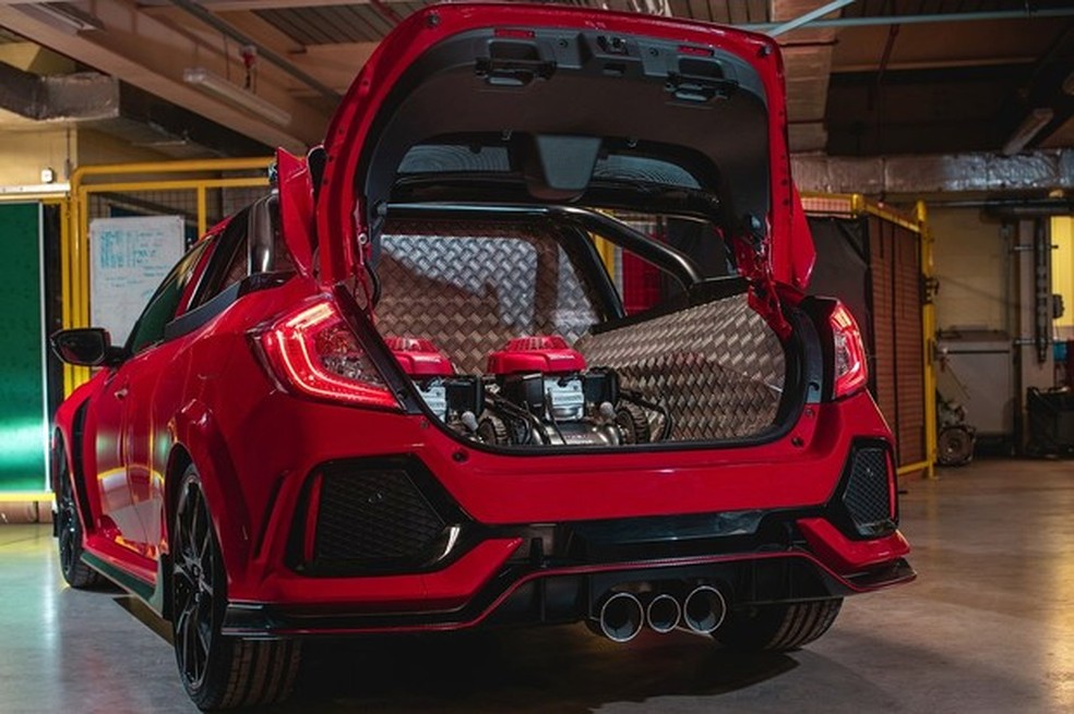 Honda Civic Type R picape (Foto: Divulgação) — Foto: Auto Esporte
