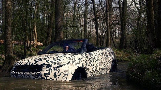 Vídeo: Range Rover Evoque Cabrio é testado na lama