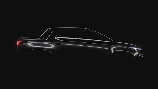 Fiat revela primeira imagem da nova Strada e confirma lançamento no 2º trimestre