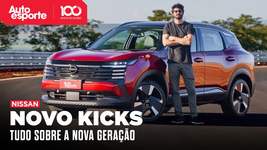 Dirigimos a versão topol de linha do novo Nissan Kicks 2026, que chega às lojas em julho deste ano