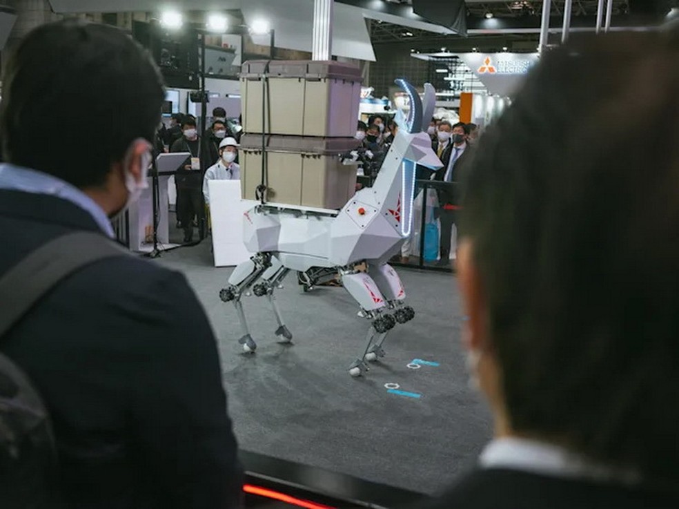 Kawasaki Bex chamou atenção em evento de robótica realizado em Tóquio — Foto: Divulgação