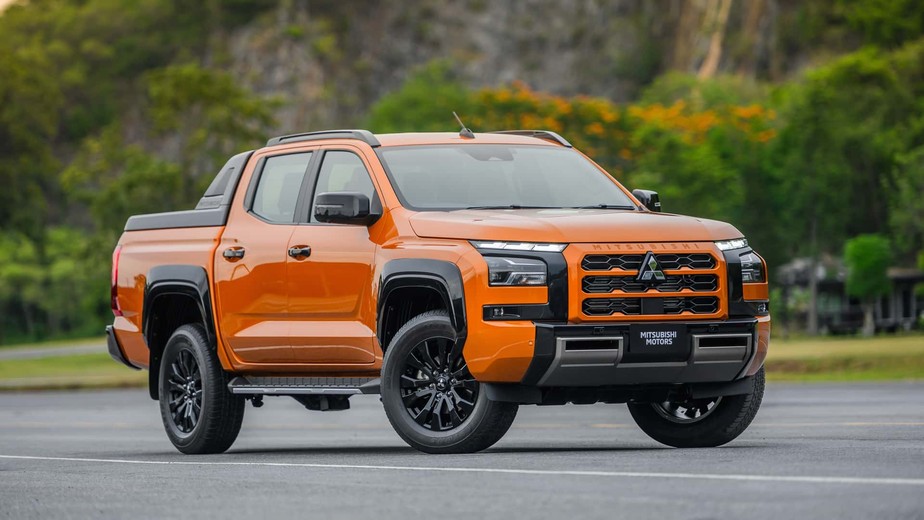 Mitsubishi L200 2024 estreia novo visual, é menor do que a Ford Ranger