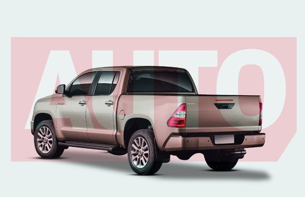 Projeção Toyota Hilux (Foto: Yuri Queiroz) — Foto: Auto Esporte
