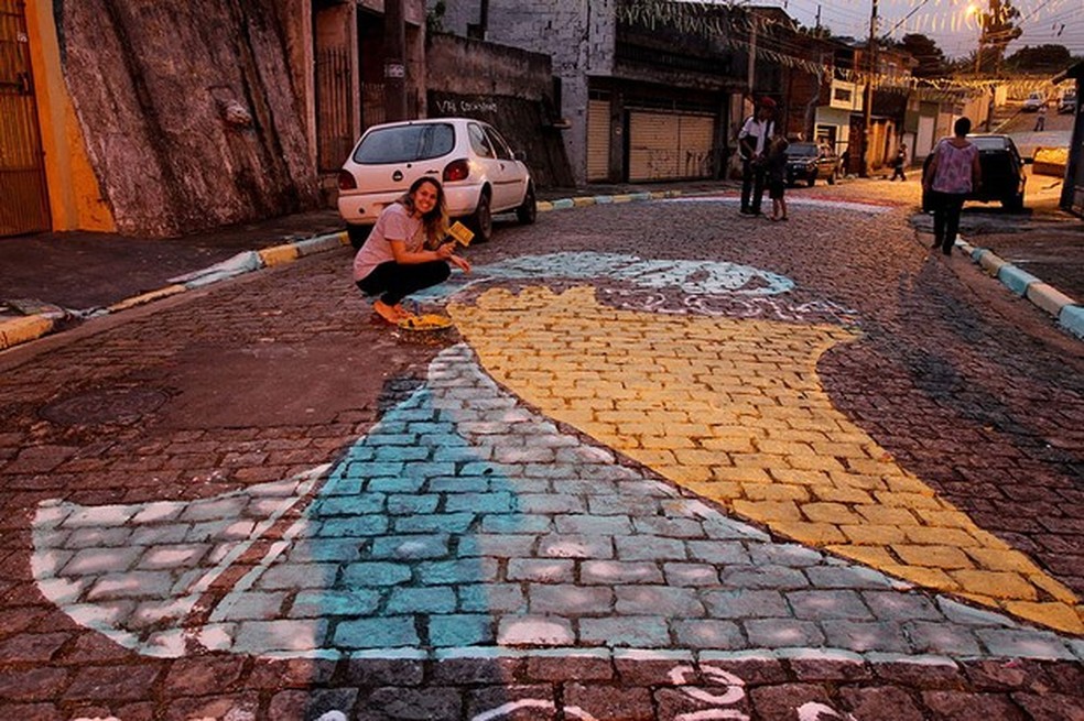 Ruas pintadas Copa do Mundo 2014 (Foto: divulgação) — Foto: Auto Esporte