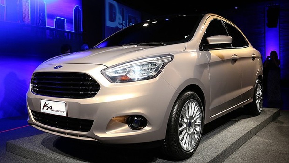 Ford Ka Sedan é revelado como conceito em São Paulo (Foto: Rafael Munhoz/Auto News Brasil) — Foto: Auto Esporte