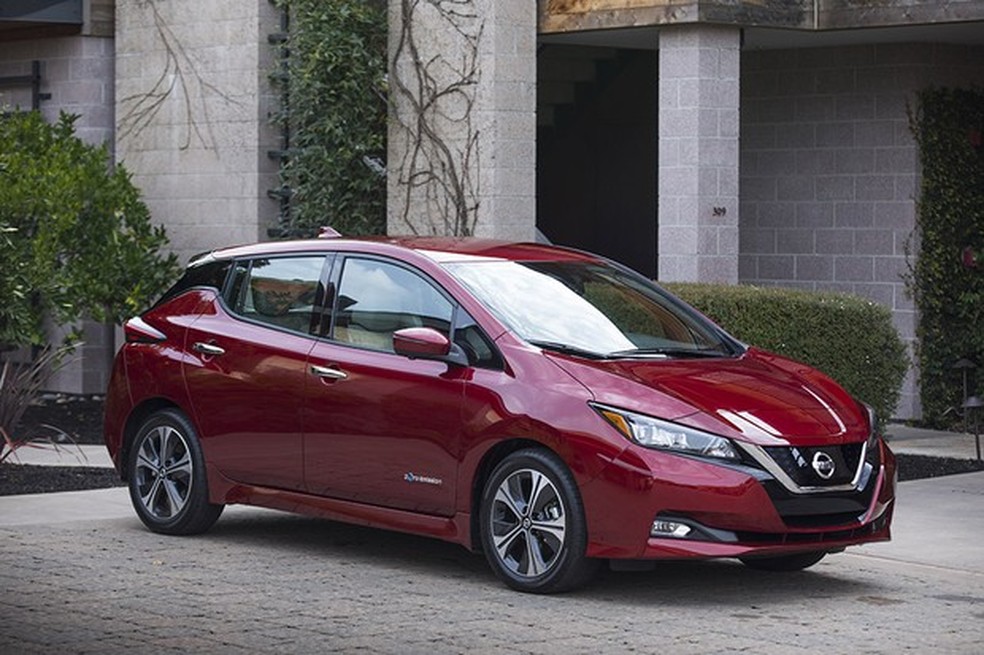 Nissan Leaf 2018 (Foto: divulgação) — Foto: Auto Esporte