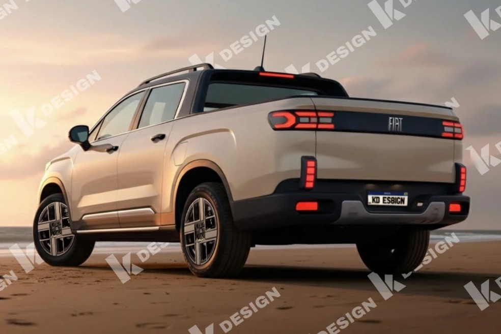 Terceira geração da Fiat Strada deve estrear no Brasil apenas em 2030  — Foto: Kleber Silva/KDesign AG