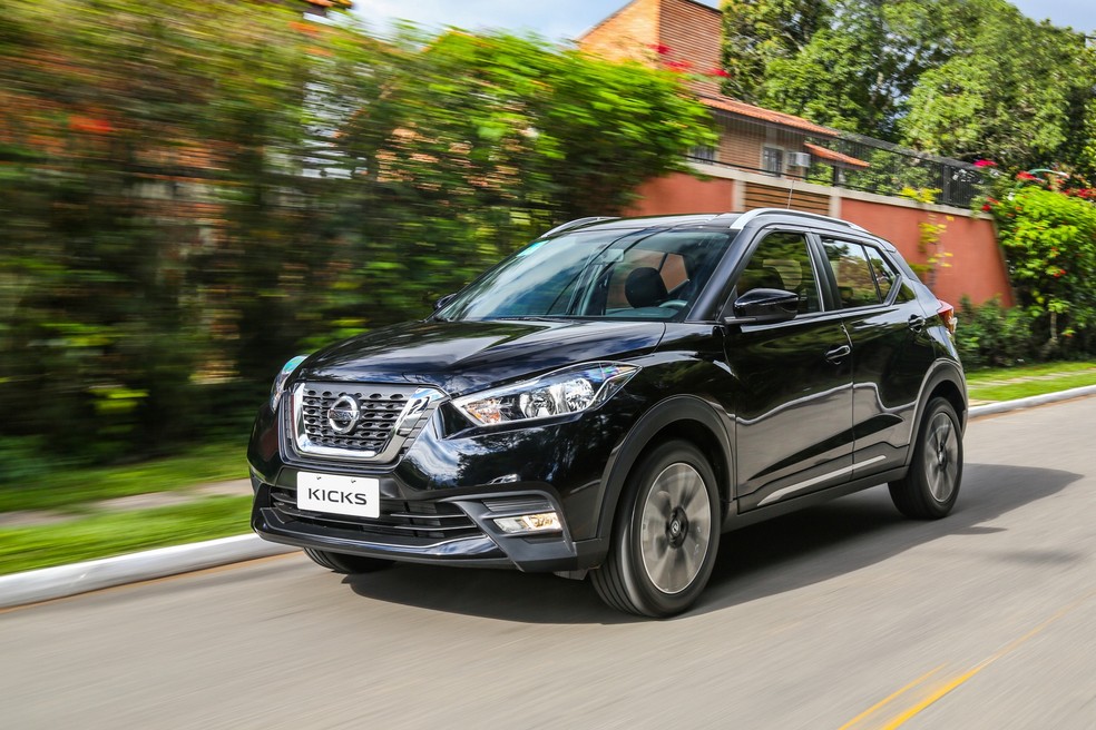 O Nissan Kicks SV é vendido no Mercado Livre a partir de R$ 68.790.  — Foto: Divulgação/Nissan