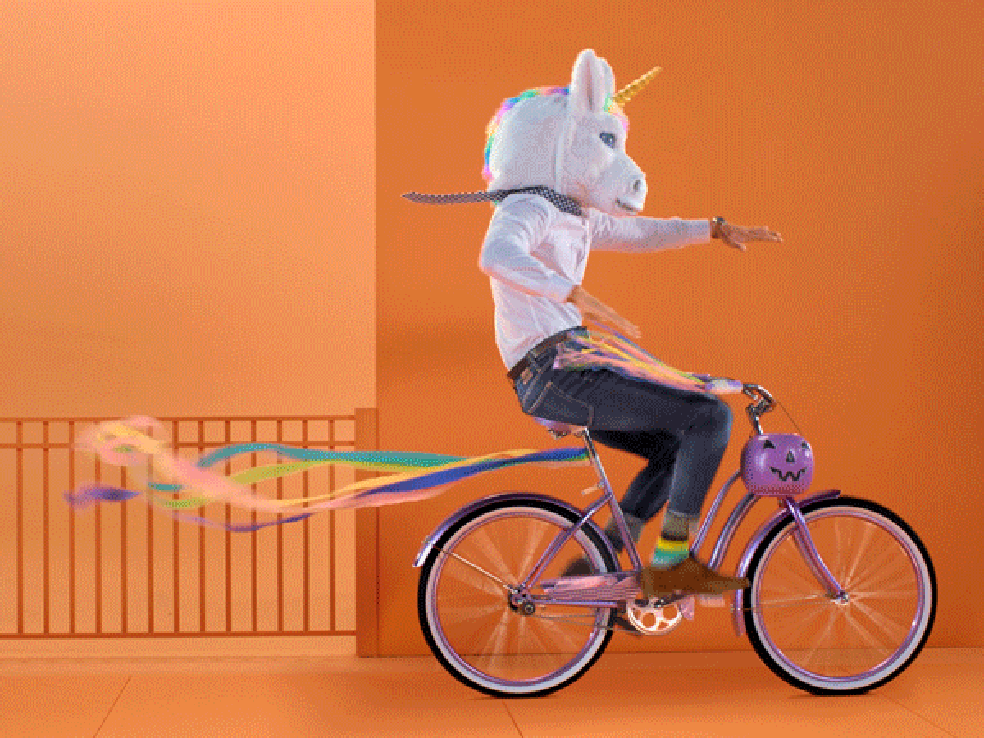 Unicórnios estão na moda... mas você já ouviu falar sobre unicórnios ciclistas? (Foto: Divulgação) — Foto: Auto Esporte
