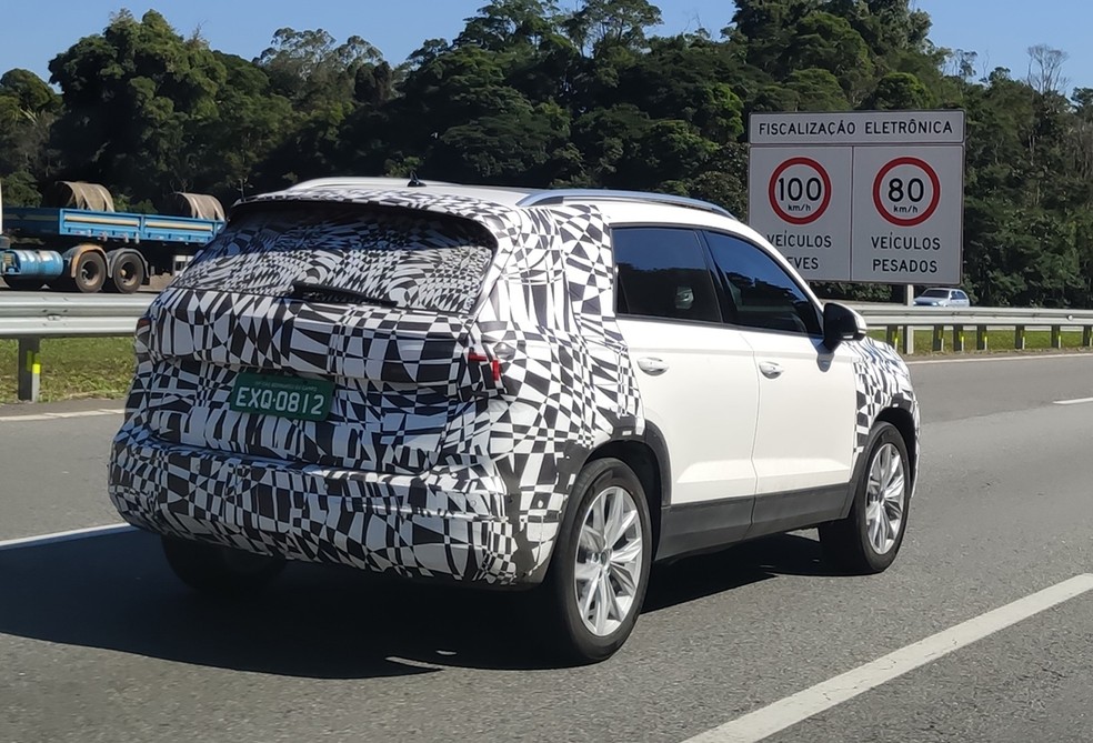 Volkswagen Tarek rodando em testes em São Bernardo do Campo, SP — Foto: André Paixão/G1