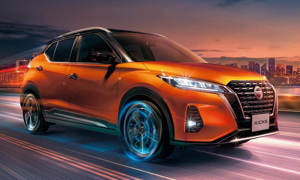 A Nissan já quis produzir o Kicks e-Power no Brasil, mas foi frustrada pela pandemia e a crise econômica — Foto: Divulgação