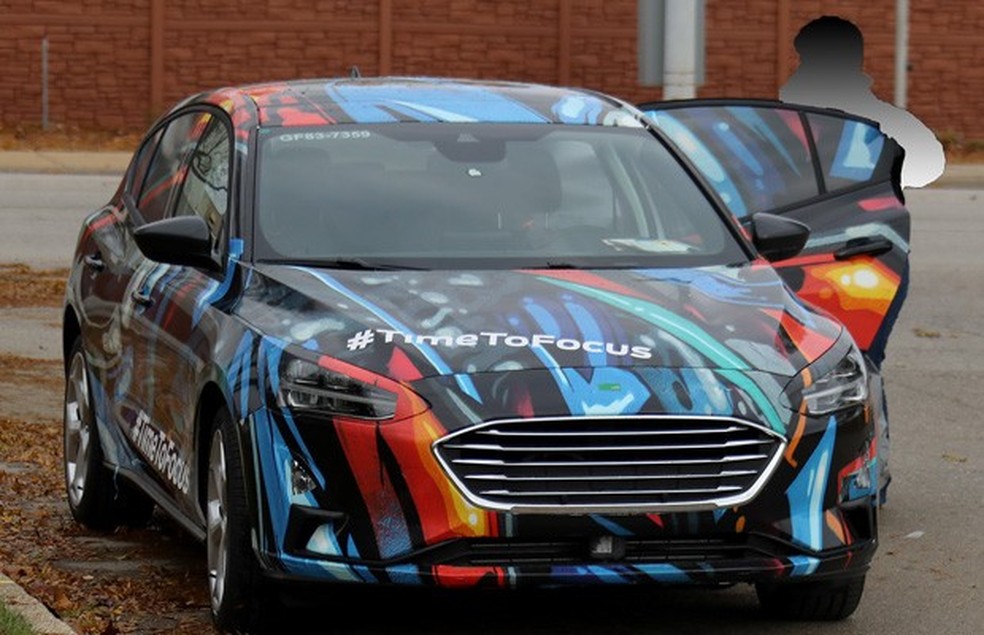 Novo Ford Focus é flagrado (Foto: Automedia) — Foto: Auto Esporte