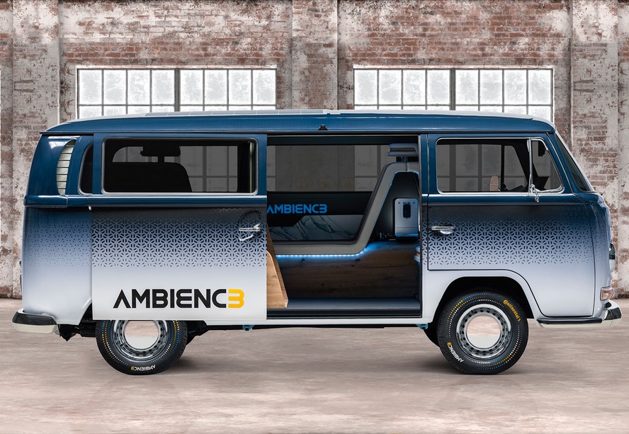 Conceito Ambienc3, criado pela Continental a partir de uma Kombi