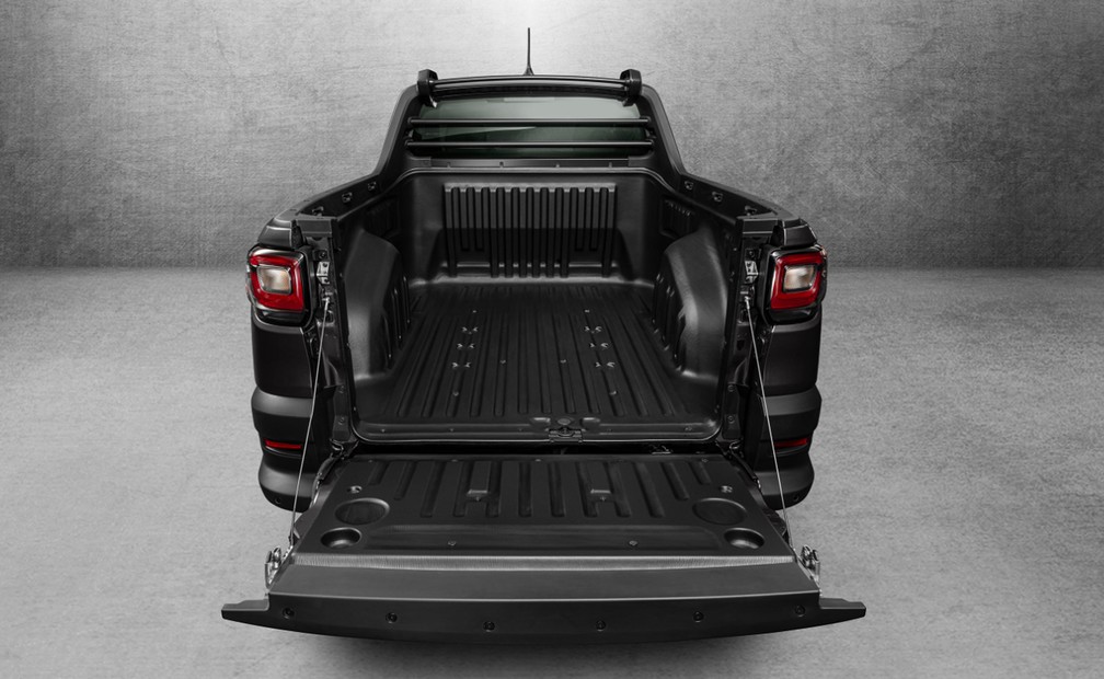 Fiat Strada cabine simples terá 1.354 litros de capacidade na caçamba — Foto: Divulgação