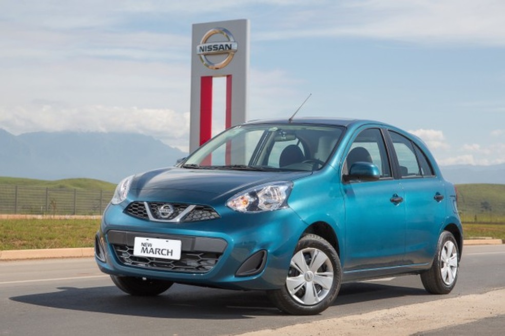 Nissan March zero km agora só com motor 1.6 (Foto: Divulgação) — Foto: Auto Esporte