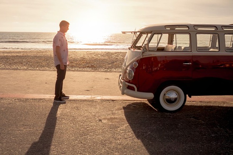 Dirigimos uma Volkswagen Kombi 1967 elétrica na Califórnia (Foto: Ricardo Sant'Anna / Auto News Brasil) — Foto: Auto Esporte