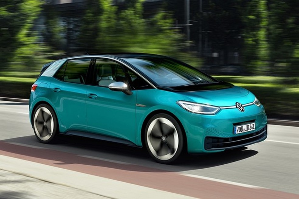 Volkswagen ID.3 é o primogênito da sua família de carros elétricos  — Foto: Divulgação