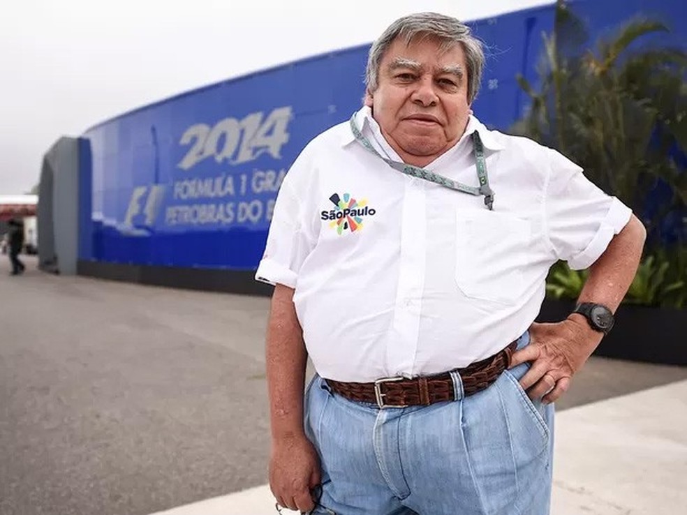 Chico Rosa durante o GP do Brasil de Fórmula 1, em Interlagos (Foto: Divulgação) — Foto: Auto Esporte
