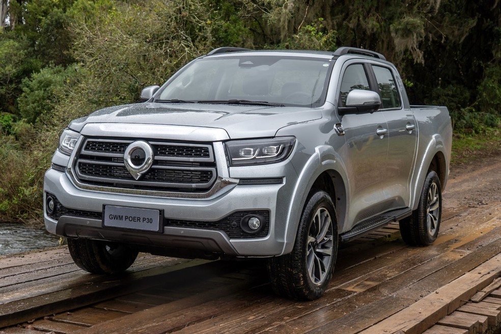 GWM Poer P30 2026 chega para enfrentar Toyota Hilux, Ford Ranger e Chevrolet S10  — Foto: Divulgação