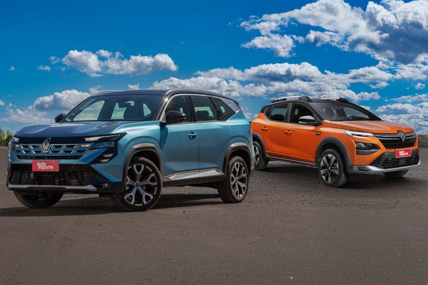 Renault Boreal e Renaut Kardian 2026 - diagonal dianteira