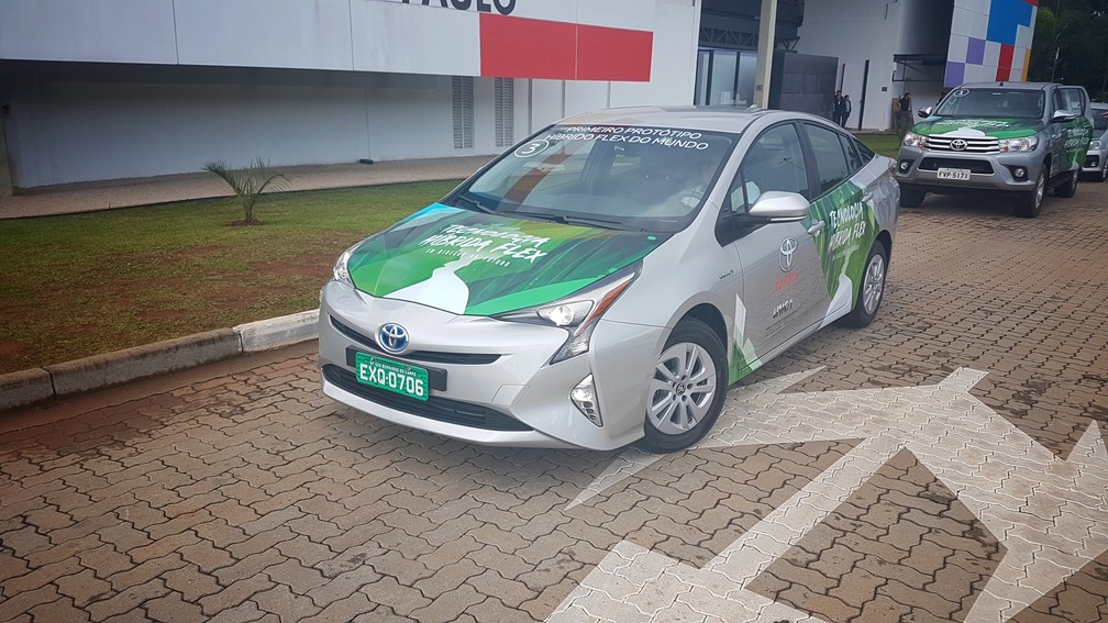 Toyota Prius flex começa testes no Brasil — Foto: Rafael Miotto/G1