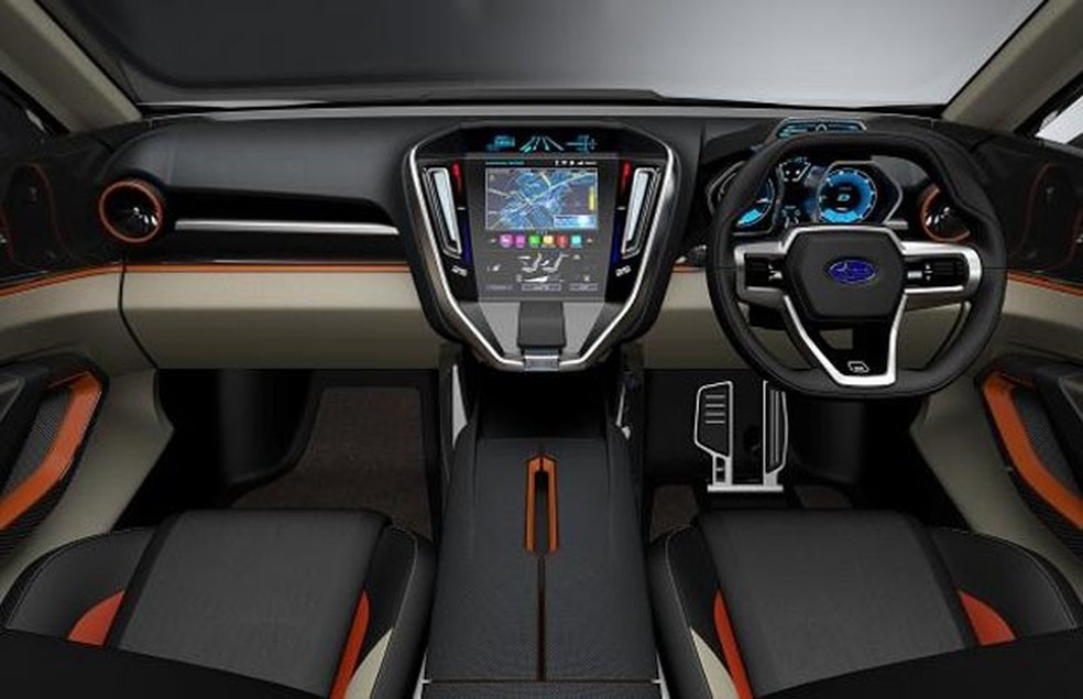 Interior do Subaru VIZIV Future Concept (Foto: Divulgação) — Foto: Auto Esporte