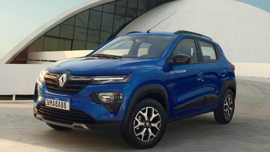 Renault Kwid 2023 tem primeira imagem divulgada; visual segue o da versão indiana
