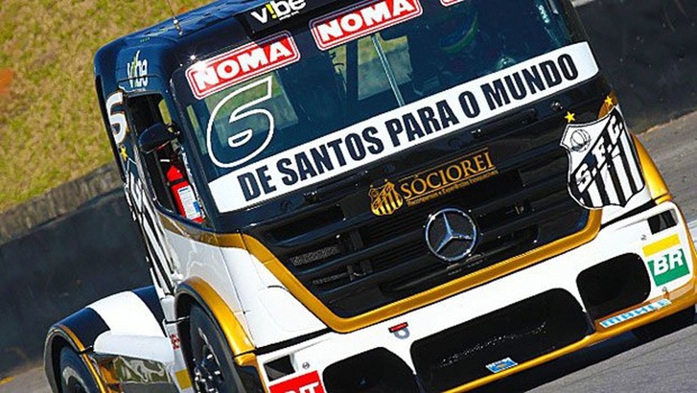 Santos-estreia-este-ano-na-Fórmula-Truck (Foto: Divulgação/Santos) — Foto: Auto Esporte