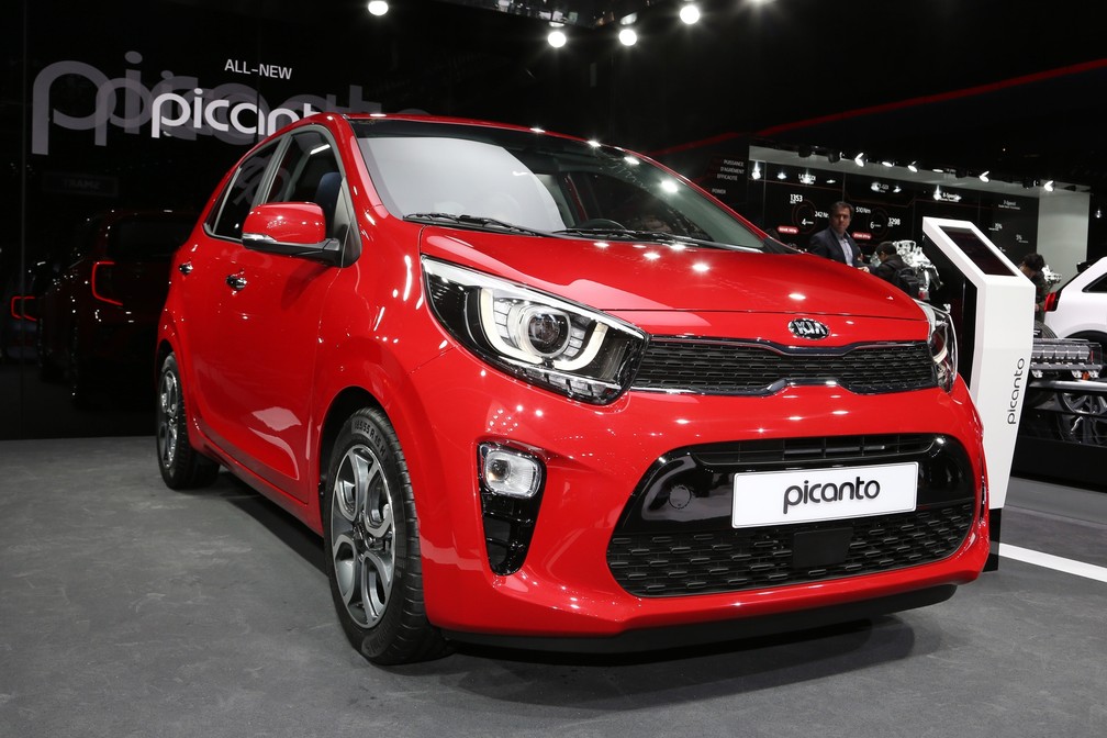 Kia Picanto no Salão de Genebra 2017 — Foto: Newspress
