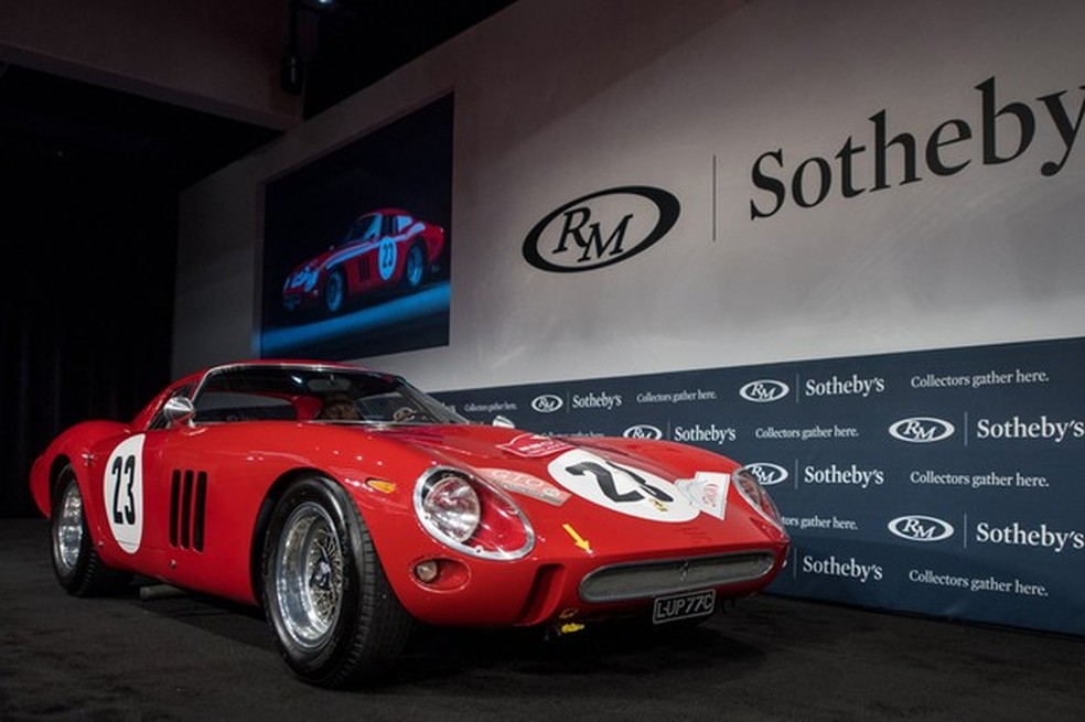 Ferrari 250 GTO bateu o recorde leilões (Foto: Divulgação) — Foto: Auto Esporte