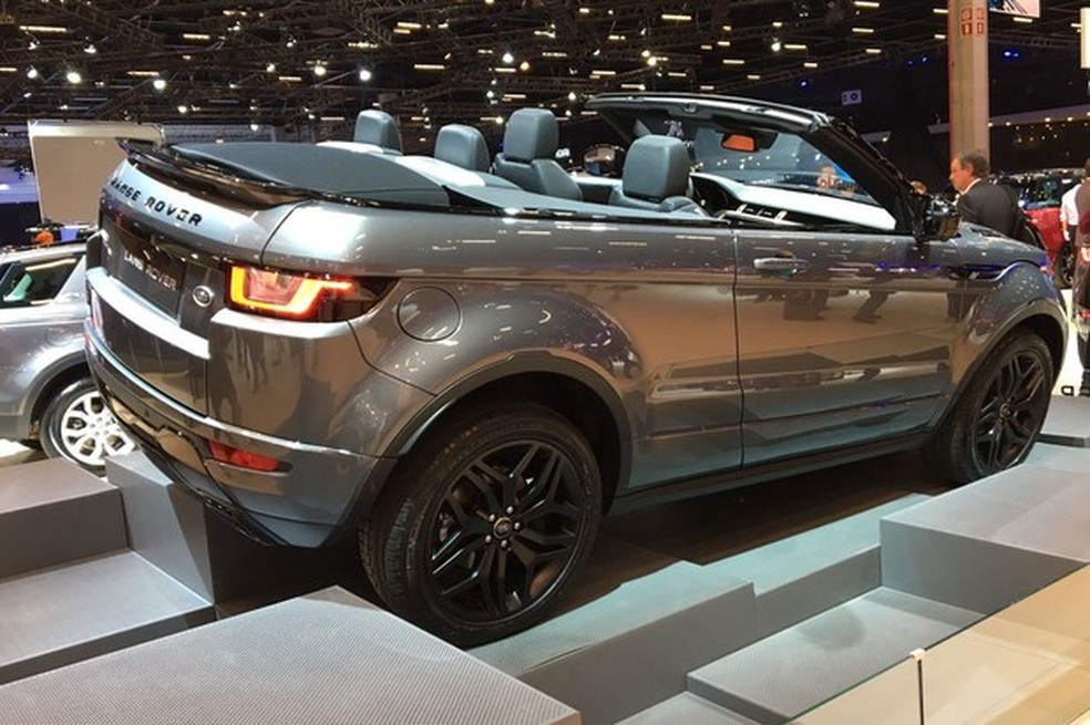 Land Rover Range Rover Evoque conversível no Salão do Automóvel 2016 (Foto: Guilherme Blanco Muniz/Auto News Brasil) — Foto: Auto Esporte