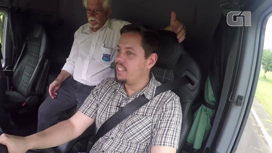VÍDEO: Como é dar uma voltinha em um caminhão de 53 toneladas