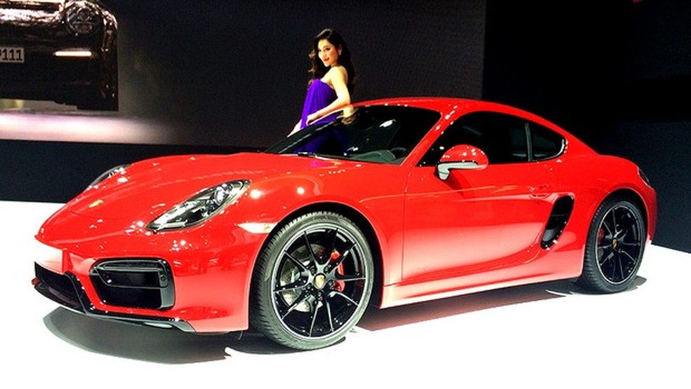 Porsche Boxter GTS no Salão de Pequim (Foto: Guilherme Blanco Muniz/Auto News Brasil) — Foto: Auto Esporte