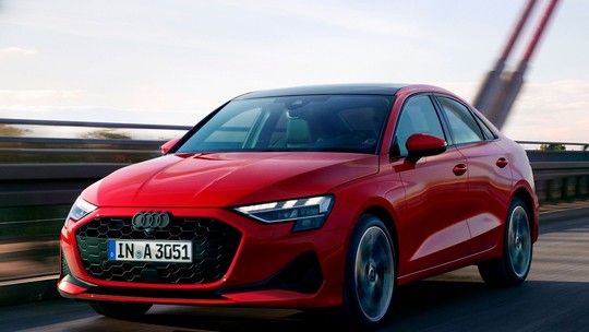 Audi A3 2025 tem novo visual e não é mais híbrido; veja os preços